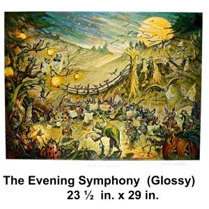 Pooka Evening Symphony by R. Sedlon - signed