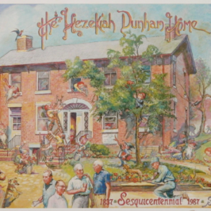 Hezekiah Dunham House by R. Sedlon - numbered